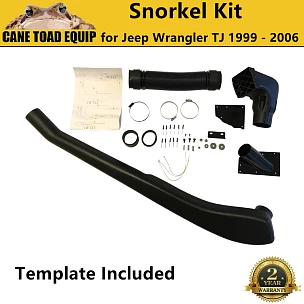 Image of Snorkel Kit for Jeep Wrangler TJ AIR INTAKE Template Included 4L petrol