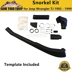 Image of Snorkel Kit for Jeep Wrangler TJ 1992-1999 AIR INTAKE Template Included 4.0L Petrol V-Spec