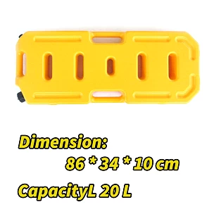 Image of 20L Jerry Can Heavy Duty Fuel Container Spare Container YELLOW