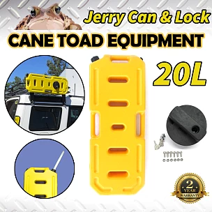 Image of 20L Jerry Can Fuel Container Heavy Duty With Holder Yellow Spare Container